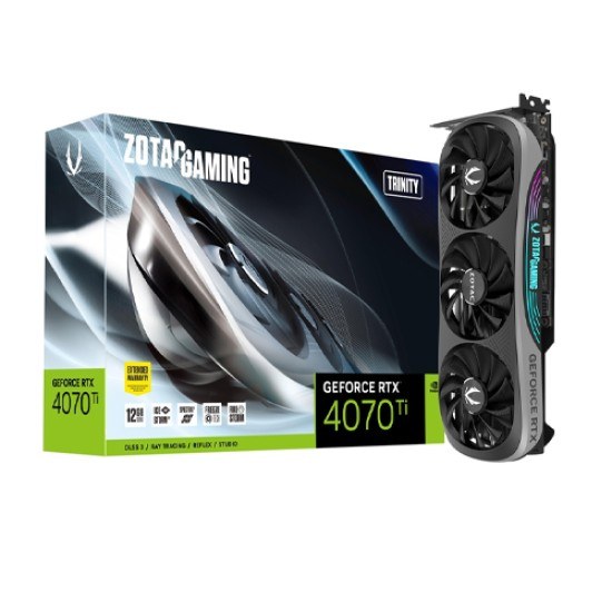ZOTAC GAMING GeForce RTX 4070 Ti Trinity 12GB Graphics Card