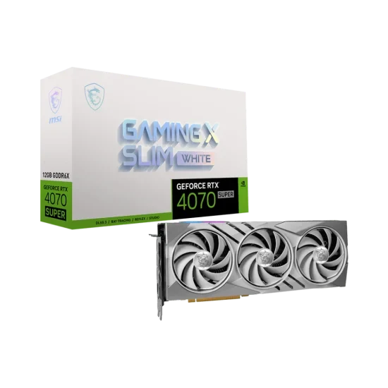 MSI GeForce RTX 4070 SUPER 12G GAMING X SLIM (WHITE)