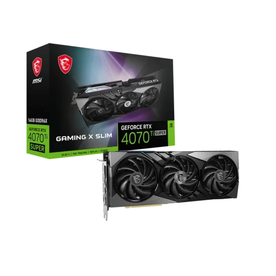 MSI GeForce RTX 4070 Ti SUPER 16G GAMING X SLIM GDDR6X