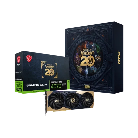 MSI GeForce RTX 4070 SUPER 12G GAMING SLIM World of Warcraft EDITION