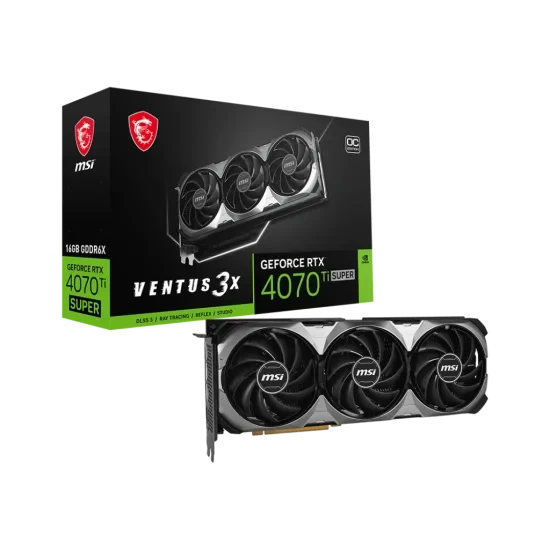 MSI GeForce RTX 4070 Ti SUPER 16G VENTUS 3X OC GDDR6X
