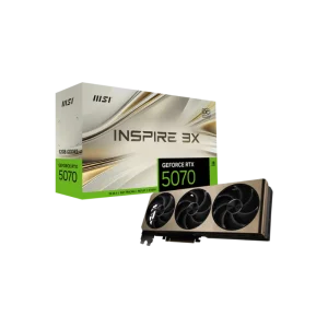 MSI GeForce RTX 5070 12G INSPIRE 3X OC NVIDIA Graphics Card