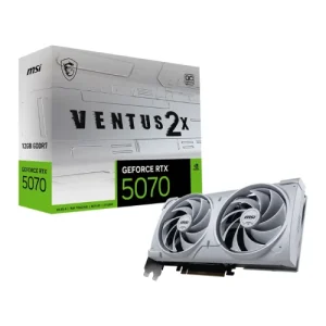 MSI GeForce RTX 5070 12G VENTUS 2X OC 12GB GDDR7 Graphics Card WHITE