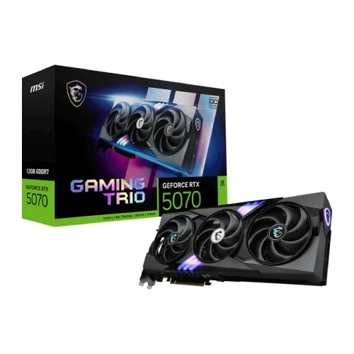 MSI GeForce RTX 5070 12G GAMING TRIO OC 12GB GDDR7 Graphics Card